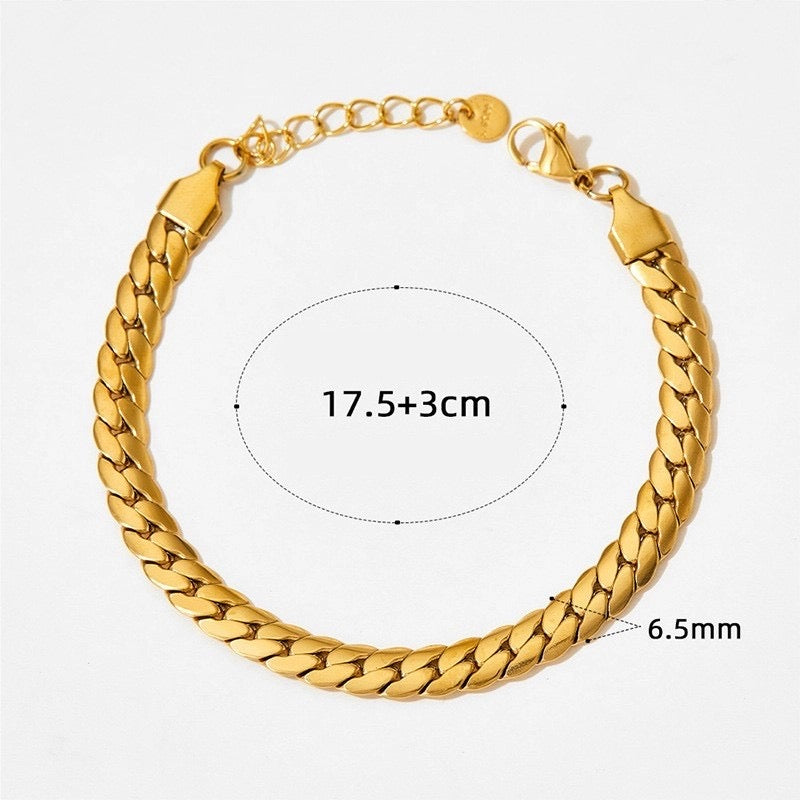 Baguette bracelet 6.5mm