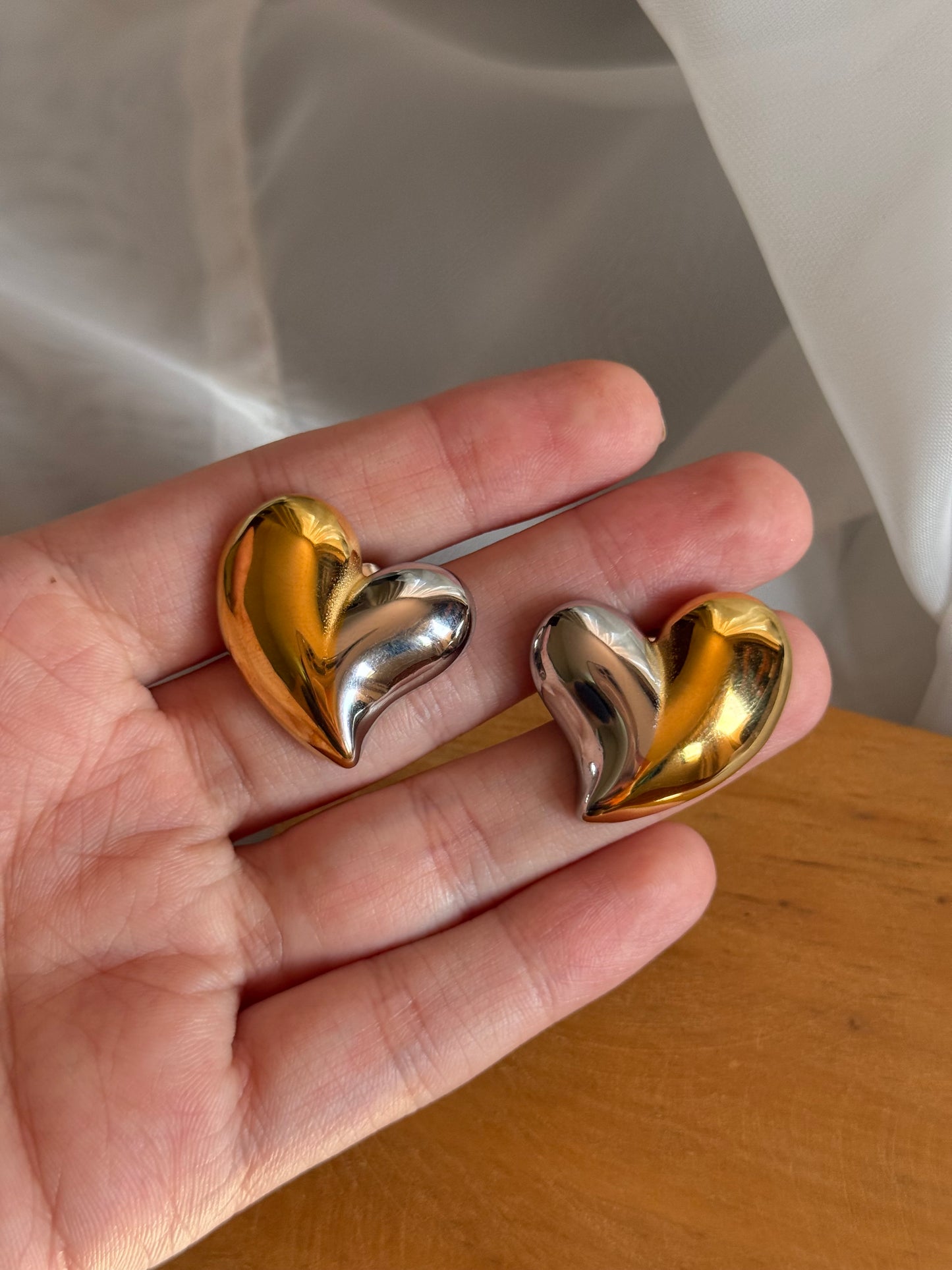 Heart earrings