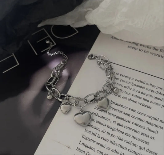 Silver stella bracelet