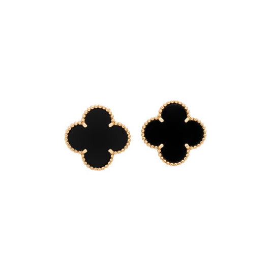 Black vc earrings