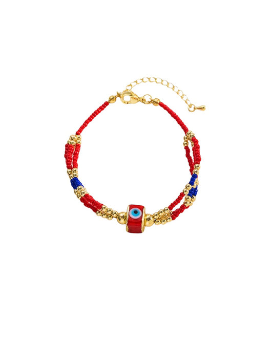 Red evil eye bracelet