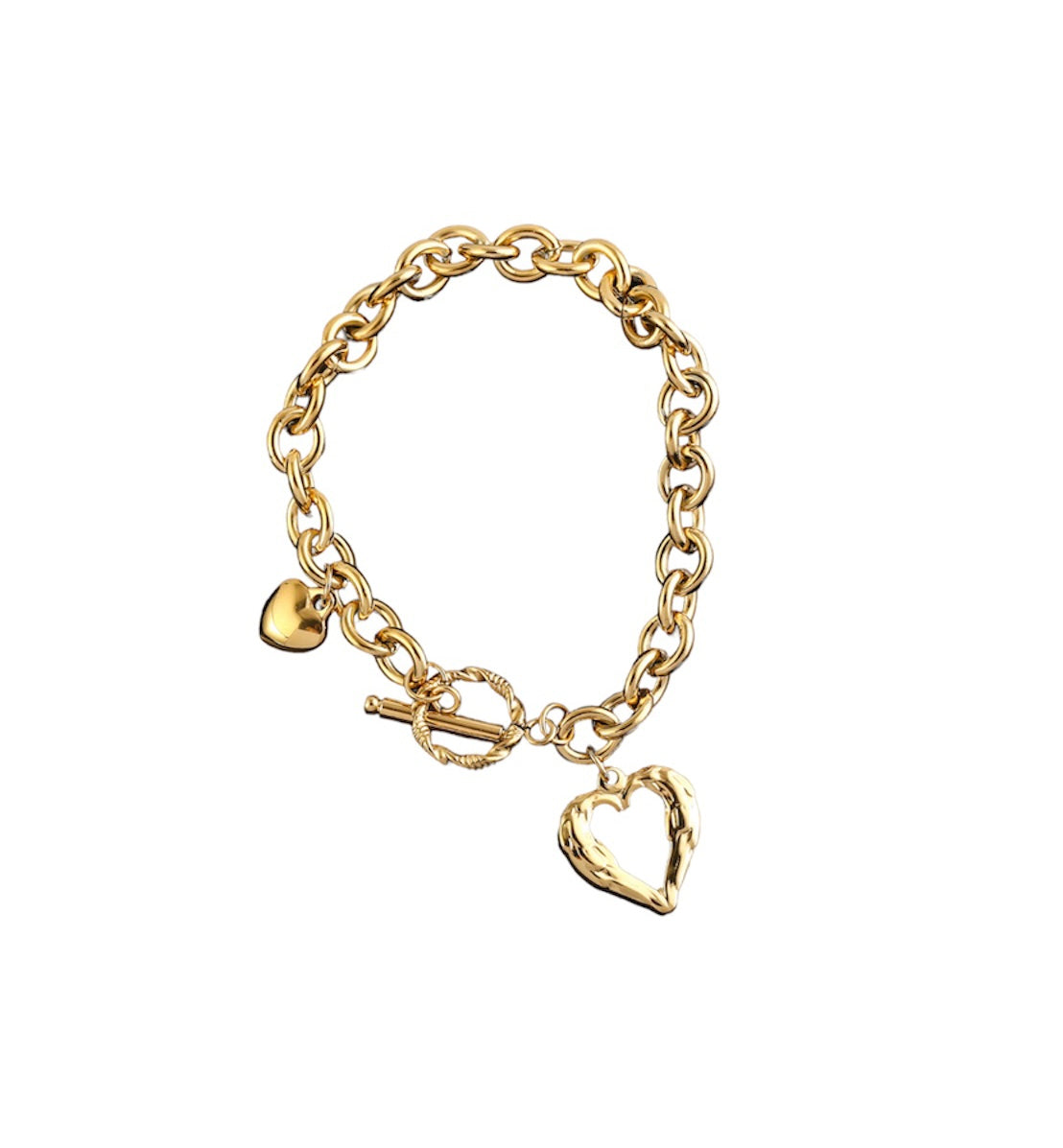 Retro heart bracelet