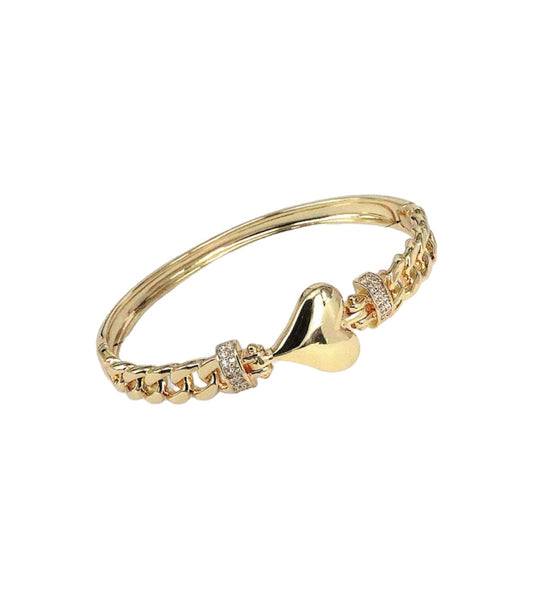 Heart bangle