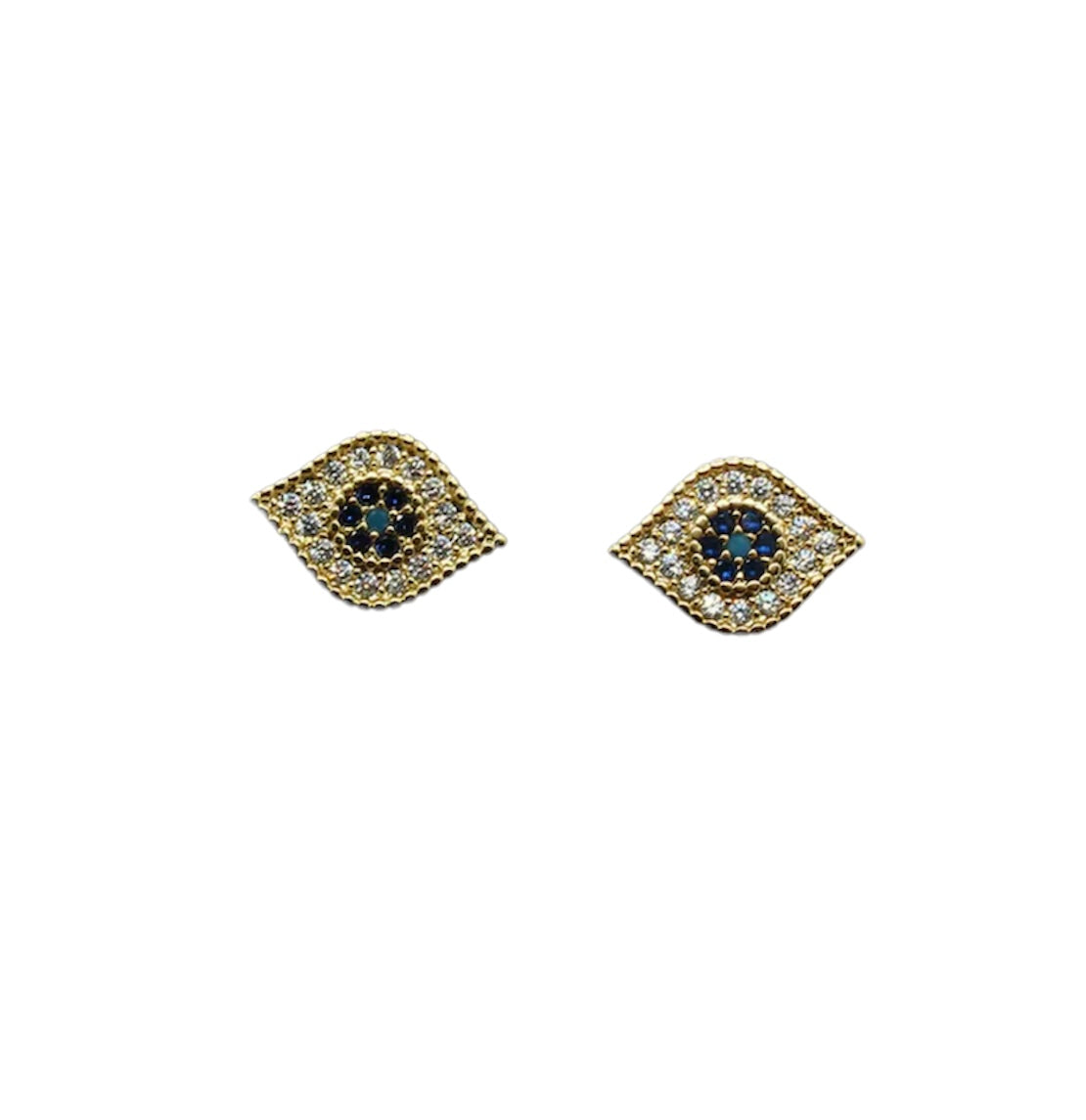 Evil eye earrings